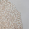 Hollow Out Long Sleeve Cocktail Dress for Women Winter Stand Collar Club Party Dresses Lace Elegant Dresses
