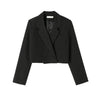 Crop Black Short Clothing Women's Blazers Female Coats and Jackets White Outerwear Youthful Woman Clothes Korean Bring