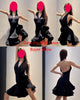 Adult Latin Dance Dress Clothes Leopard Dress for Women Sexy Rumba Cha Cha Tango Dance Skirt Performance Practice Dancewear