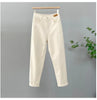 2026New Korean High Waist Denim pants Women's Autumn Casual Loose Khaki Harun pants Female Trousers Ladies