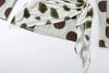 Silk Scarf Strap Patchwork Dress Women Sexy Single-Breasted Full Sleeve Polka Dot Print Hottie Music Festival Bodycon