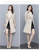 Trench Coat Women Double-Breasted Trenchcoat Lace Female Autumn Casual Coats Windbreaker Outwear Raincoat Streetwear