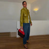 Elegant Lace-Up Women's Pu Leather Jacket Pocket Slim Stand Collar Zippers Lady Coats Autumn Winter Female Street Tops