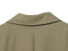 Spring and Autumn Women Notched Solid Color Casual Shoulder Pads Shirts Loose Long Pants Two Pieces Sets