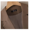 Women Pink Coffee Black Solid Blazer Female Long Sleeve Single Breasted Suit Jacket Coat Ladies Office Blazer Outerwear