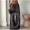 Lightweight Floral Print Oversized Coat & Square Scarf Skirt & Long Pants For Women Lady Holiday Streetwear Outfits