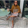 Houndstooth Blazer Set Women Lapel Collar Full Sleeve Coats Loose Long Trouser Lady Vintage Two Piece Outfit