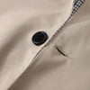 Vintage Khaki Reversible Plaid Trench Coat Women Loose Lapel Single Breasted Pocket Full Sleeve Jacket Autumn Lady Outwear
