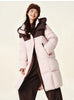 Down Jacket Women Long Length Waterproof Oil-proof Stain-proof Winter Detachable Hooded Winter Clothing Coats