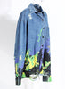 Denim Shirt Women's Spring Autumn Washed Loose Street Print Jacket and Coat