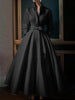 Women Elegant Shirt Dress Long Sleeve Stand Collar White Minimalist A-Line Pleated Wedding Guest Long Dresses with Blet