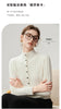 Autumn Women's Cardigan 100% Cashmere Knitted Sweater Chic Tops Female Causal Turtleneck Collar Loose Size Jacket Coat