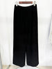 High Street Designer Runway Suit Set Women's Batwing Sleeve Diamonds Beaded Cropped Tops Pants Set 2pcs