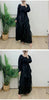 Ruffles Pleated Dress Women Round Neck Flare Sleeves Solid Maxi Belt Dresses Party Spring 2AA1502