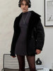Knitting Dress Women's Spring Knitted Dress Long Sleeve Semi-High Neck A Line Skirt For An Elegant And Playful Look