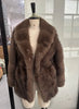 Women's Elegant Fake Fur Jacket Winter Sleeve Bell Lapel Long Sleeve Coat Daily High Street Lady Outwear