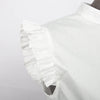 Vintage Hollow Out Maxi VestidosLong Puff Sleeve Dress Women Autumn WaitedRobe Stand Collar Button Dresses