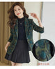 Women Leopard Printed Woolen Blazer Long Sleeve Single Breasted Autumn Winter Jacket Streetwear Ladies Blazer Female Outerwear