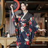 Kimono Women Sexy Yukata Evening Dress Japanese Cosplay Costume Floral One Size