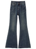 Women Jeans High Waisted Slightly Flared Slim Female Denim Pants Blue Ladies Trousers Autumn Winter