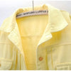 Women's Denim Coat Spring Autumn Age-reducing Casual Ladies Cowboy Jacket Comfortable Solid Color Lady Outerwear