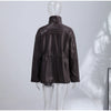 Casual Pu Leather Women Jacket Street Long Sleeve Stand Collar Zippers Female Outwear Autumn Winter Lady Streetwear