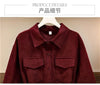 Spring Corduroy Shirt Women Jackets Korean Mid Length Version Cardigan Blouse Ladies Coat Shirts Female Overcoat