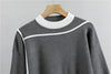 Winter Women Knitted 2 Pieces Set Muslim Casual Thicken Pullover Sweater +Knitted Pant 2PCS Suits Outfit Sport Warm Set