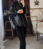 Yudx Pleated Long Sleeve Turndown Collar Cardigan Coats Woman Autumn Winter Loose Batwing Sleeve Short Jacket Designer Clothes