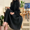 Yudx Purple Pleated High Neck Maxi Evening Dress, Ruffle Sleeve Women's Wedding Guest Ramadan Party Dress