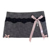 Y2K Adjustable Waist Mini Skirt Harajuku Girl Solid Color Retro Gray Denim Skirt Women Gothic Slim Hip Low Waist Short Skirt