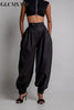 High Waist Zipper Jogger Jeans Trousers Women Loose Casual Vintage Lantern Pants Fall Baggy Jeans Street