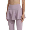 Yoga Pants Women's High Waist Tennis Skirt Fitness Speed Drying Running Pocket Sports Skirt Tight Pants