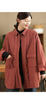 Retro Thickened Cotton Coat Women's Big Pocket Medium-Length Casual Large Size Quilted Winter Jacket W961