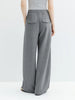 Fall Women's High Waisted Barrel Leg Soft Brushed Fleece Jogger Pants - Straight Cut Casual Pants for Daily Wear