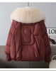 Winter Down Jacket Women Parkas High-Quality Warm Fur Collar Cotton Padded Coat Ladies Short Female Outerwear