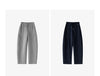 Women's Lazy Academy Soft American Curved Leg Trousers Autumn Paneled Design Pear Figure Shaping Pants