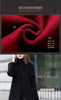 Women Woolen Blend Trench Coats Cold Winter Thicken Turn Down Collar Long Sleeve Overcoats Outwear SMSM-LLG5641