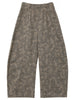 Women Jeans Loose Casual High Waist Wide Leg Denim Pants Paisley Female Trousers Spring Autumn