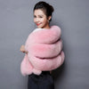 White Imitation fox fur Shawl Women's cloak Dress Cheongsam Fur cloak Jacket Women's Thick Shawl Mink fur Versatile