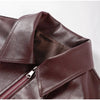 Autumn Winter Women's Moto Biker Zipper Long Sleeve Jacket Faux Leather Jacket Outerwears Causal Coats