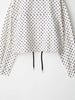 Polka Dot Shorts Sets For Women Outfits Long Sleeve Zipper Turtleneck Jacket Coat Spring Woman Elegant 2 Piece Set