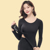 Winter Women Thermal Underwear Seamless Comfortable Double-layer Thermal Underwear Ultra-thin Autumn Clothes Pants Base Set