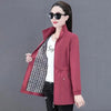 Windbreaker Women Mid Length Outerwear Spring Autumn Korean Waist Jacket Trench Coat for Women Basic Coat Mom Clothes