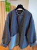 Korean Style Single Breasted Coats Women Autumn Patchwork Gray Loose Casual Coats
