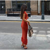 Elegant Women High Neck Cap Sleeve Midi Dress Glitter Fringe Hem Bodycon Pencil Dress Wedding Guest Cocktail Evening Gowns