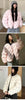 Autumn Winter Lightweight Wave Quilted Puffer Jacket Women Loose Round Neck Short White Duck Down Coat Outwear