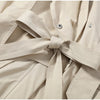 Oversized Tie-Waist Cropped Trench Coat Drop Shoulder Autumn Women Modern Edgy Outerwear Chic Lady Streetwear Coat