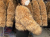 Faux Fur Coat Women's Jacket Winter Warm Thick Fox Raccoon Leather Brown Plus Size Especially Fake Fur Cold