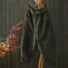 Autumn Winter Female Loose Thicken Pant Ladies High Waist Corduroy Trousers Women Large Size 4XL Casual Carrot Pantalons